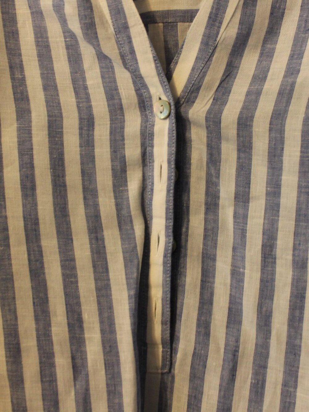 Chico's No Iron Striped Tunic - Picture 4 of 6